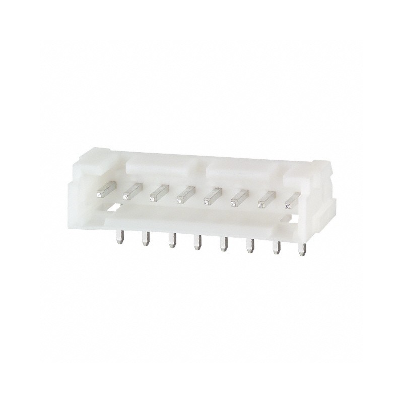 10 pcs : DF1BZ-8P-2.5DS - CONN HEADER R/A 8POS 2.5MM