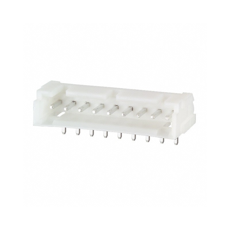 10 pcs : DF1BZ-9P-2.5DS - CONN HEADER R/A 9POS 2.5MM
