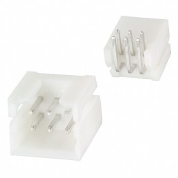 10 pcs : DF1BZ-6DP-2.5DS - CONN HEADER R/A 6POS 2.5MM