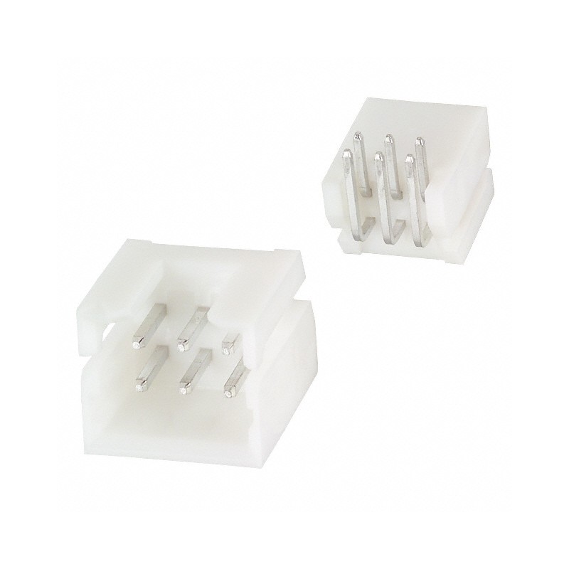 10 pcs : DF1BZ-6DP-2.5DS - CONN HEADER R/A 6POS 2.5MM