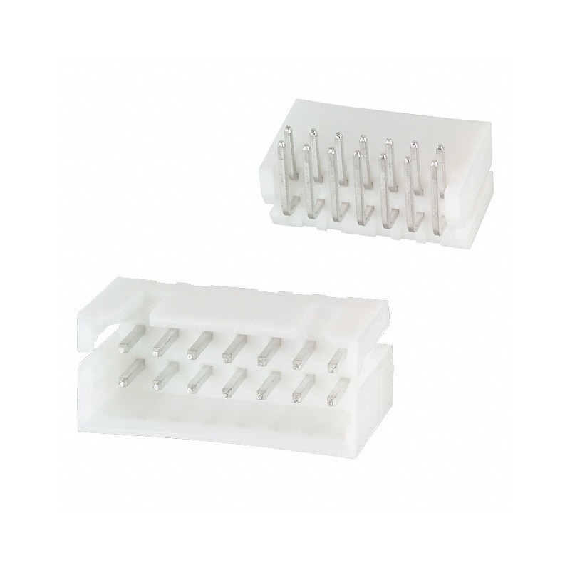 10 pcs : DF1BZ-14DP-2.5DS - CONN HEADER R/A 14POS 2.5MM