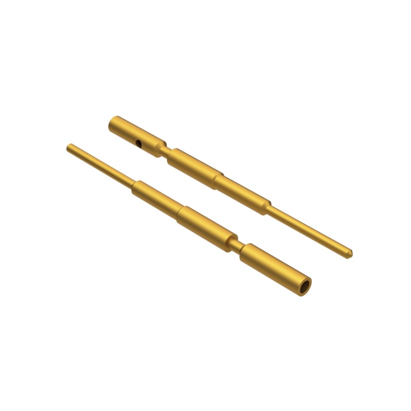 10 pcs : 56-00032 - CONTACT PIN M12 CRIMP GOLD