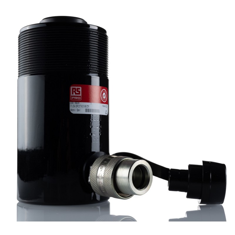 1 pcs - RS PRO Single, Portable General Purpose Hydraulic Cylinder, 23t, 51mm stroke