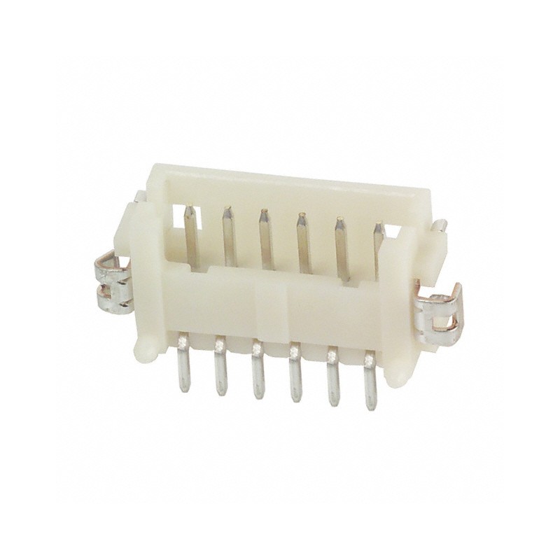 10 pcs : DF13-6P-1.25H(21) - CONN HEADER SMD R/A 6POS 1.25MM