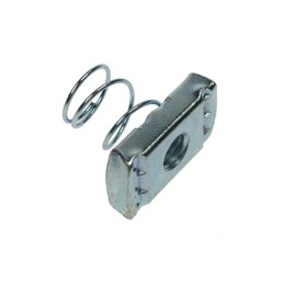 10 pcs - RS PRO Channel Nut, M10, Nut Base Dimensions 8 x 19mm