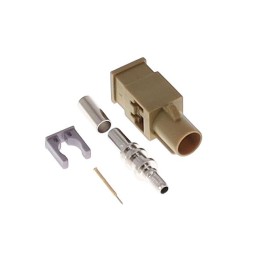 10 pcs : FK0MKDK - FAKRA GEN 1 CODE K CURRY YELLOW