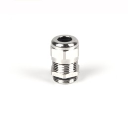 1 pcs - RS PRO Metallic Nickel Plated Brass Cable Gland, M20 Thread, 6mm Min, 12mm Max, IP68