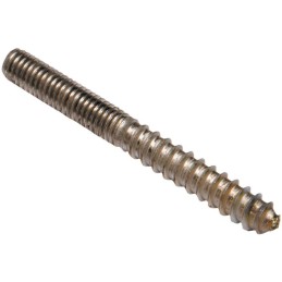 100 pcs - RS PRO Steel Hanger Bolt, 8/32 x 1 1/2