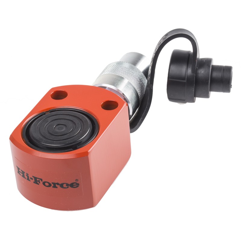 1 pcs - Hi-Force Single, Portable Low Height Hydraulic Cylinder, HPS100, 10t, 10mm stroke