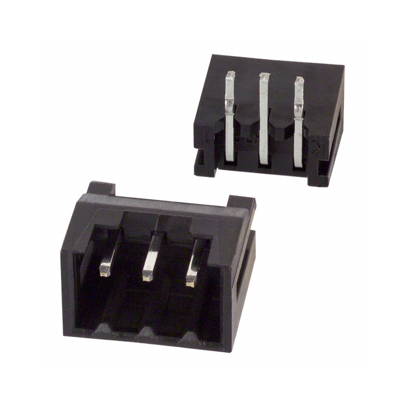 10 pcs : DF3A-3P-2DS - CONN HEADER R/A 3POS 2MM