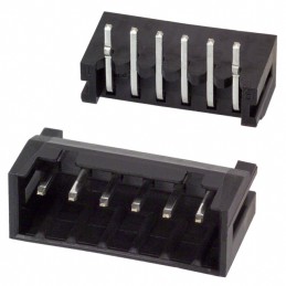 10 pcs : DF3A-6P-2DS - CONN HEADER R/A 6POS 2MM