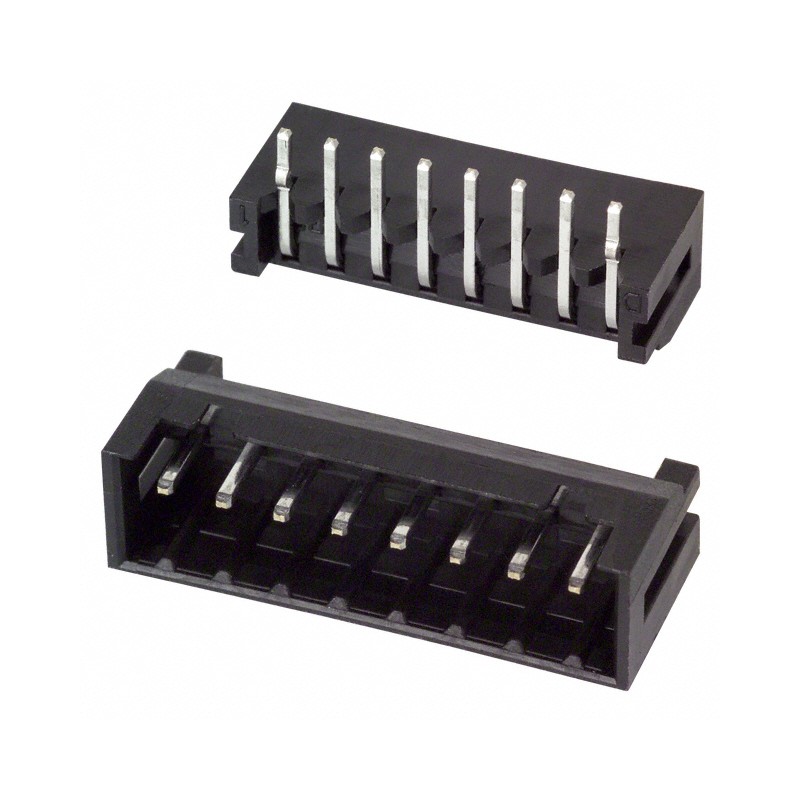 10 pcs : DF3A-8P-2DS - CONN HEADER R/A 8POS 2MM