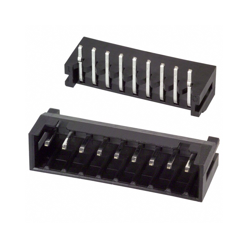 10 pcs : DF3A-9P-2DS - CONN HEADER R/A 9POS 2MM