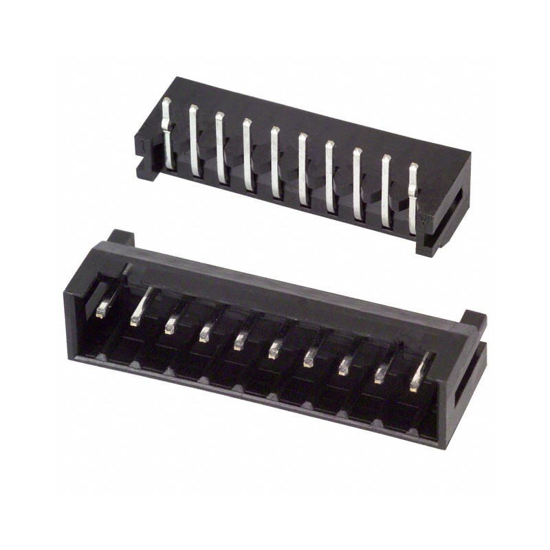 10 pcs : DF3A-10P-2DS - CONN HEADER R/A 10POS 2MM