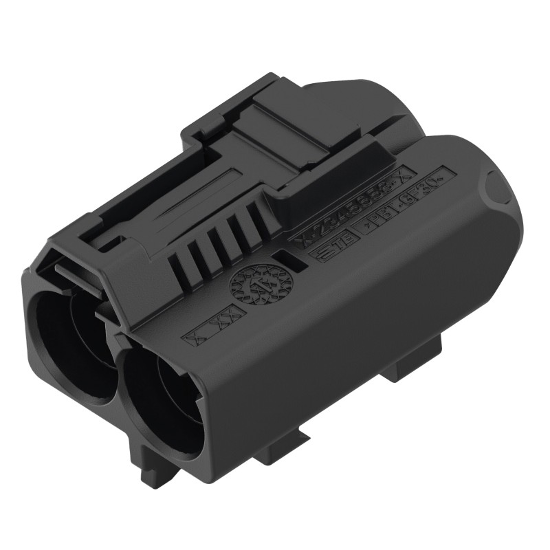 10 pcs : 2345658-1 - HOUSING, 2P, INLINE FEMALE, CLIP