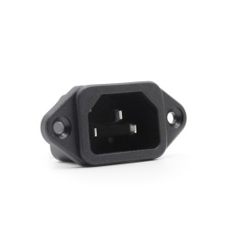 10 pcs : IO-C14SP-63 - IEC C14 SCREW ON PANEL MOUNT W.