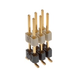 10 pcs : HW-03-09-G-D-395-SM - CONN HDR 6POS 0.1 STACK SMD GOLD