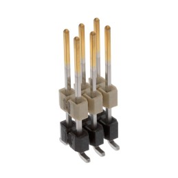 10 pcs : HW-03-10-L-D-362-SM - CONN HDR 6POS 0.1 STACK SMD GOLD