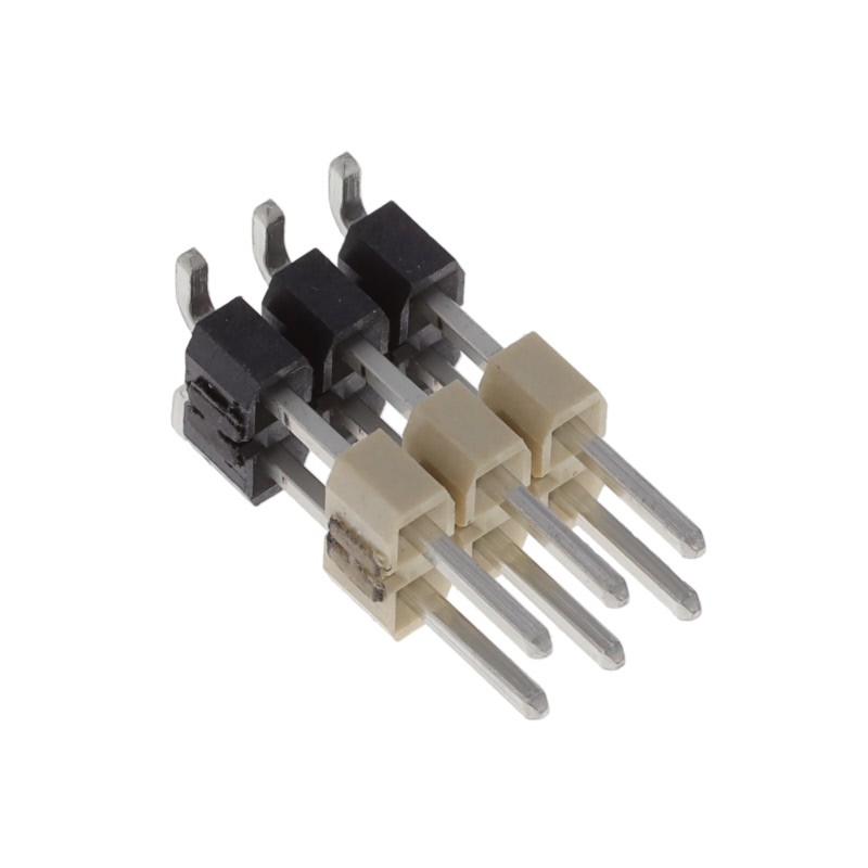 10 pcs : HW-03-15-T-D-375-SM - CONN HDR 6POS 0.1 STACK SMD TIN