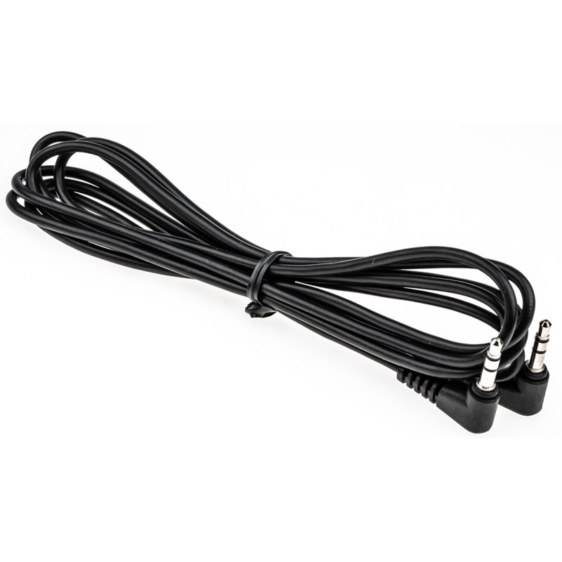 1 pcs - Switchcraft Male 3.5mm Stereo Jack to Male 3.5mm Stereo Jack Aux Cable, Black, 1.8m