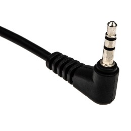 1 pcs - Switchcraft Male 3.5mm Stereo Jack to Male 3.5mm Stereo Jack Aux Cable, Black, 1.8m