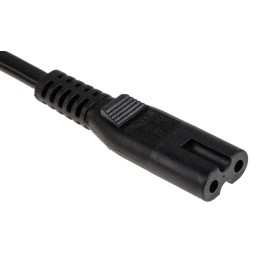 1 pcs - RS PRO IEC C7 Socket to CEE 7/17 Plug Power Cord, 2m