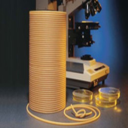 1 pcs - Saint Gobain Versilon™ GA Flexible Tube, Natural Rubber, 4mm ID, 6mm OD, Brown, 50m