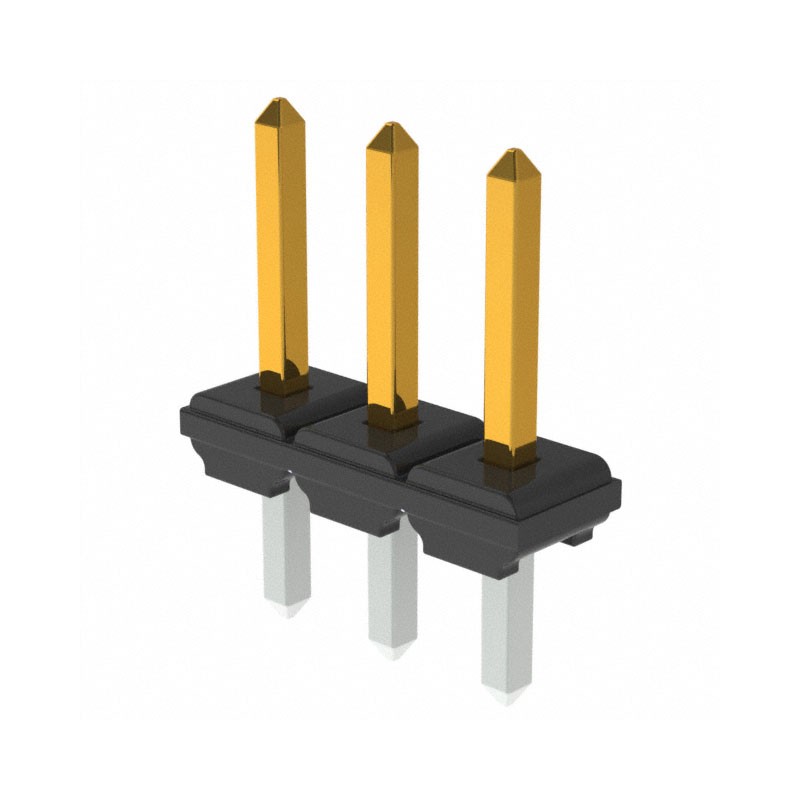 10 pcs : XJ8B-0311 - CONN HEADER VERT 3POS 2.54MM