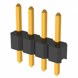 10 pcs : PRPC004SAAN-RC - CONN HEADER VERT 4POS 2.54MM