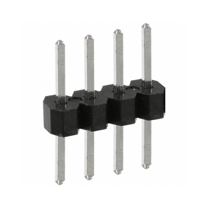 10 pcs : PEC04SABN - CONN HEADER VERT 4POS 2.54MM