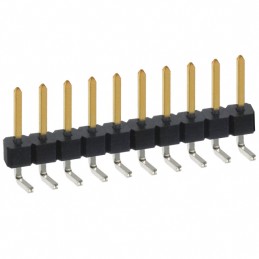 10 pcs : PBC10SBAN - CONN HEADER R/A 10POS 2.54MM