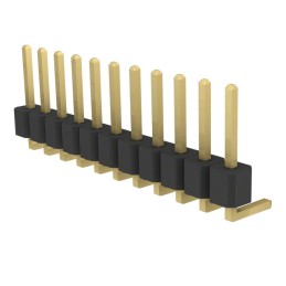 10 pcs : PRPC011SBAN-M71RC - CONN HEADER R/A 11POS 2.54MM