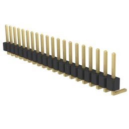 10 pcs : PRPC020SBAN-M71RC - CONN HEADER R/A 20POS 2.54MM