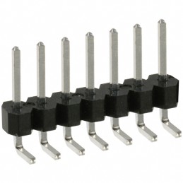 10 pcs : PEC07SBAN - CONN HEADER R/A 7POS 2.54MM
