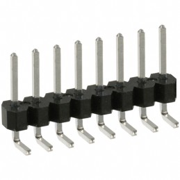 10 pcs : PEC08SBAN - CONN HEADER R/A 8POS 2.54MM