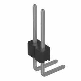 10 pcs : PREC002SBAN-M71RC - CONN HEADER R/A 2POS 2.54MM