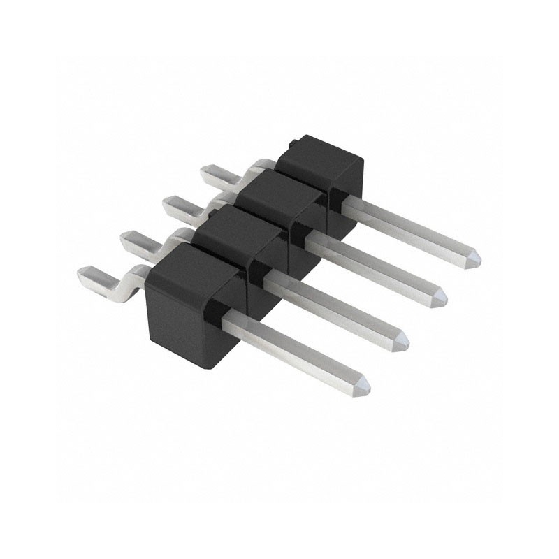 10 pcs : GEC04SBSN-M89 - CONN HEADER SMD R/A 4POS 2.54MM
