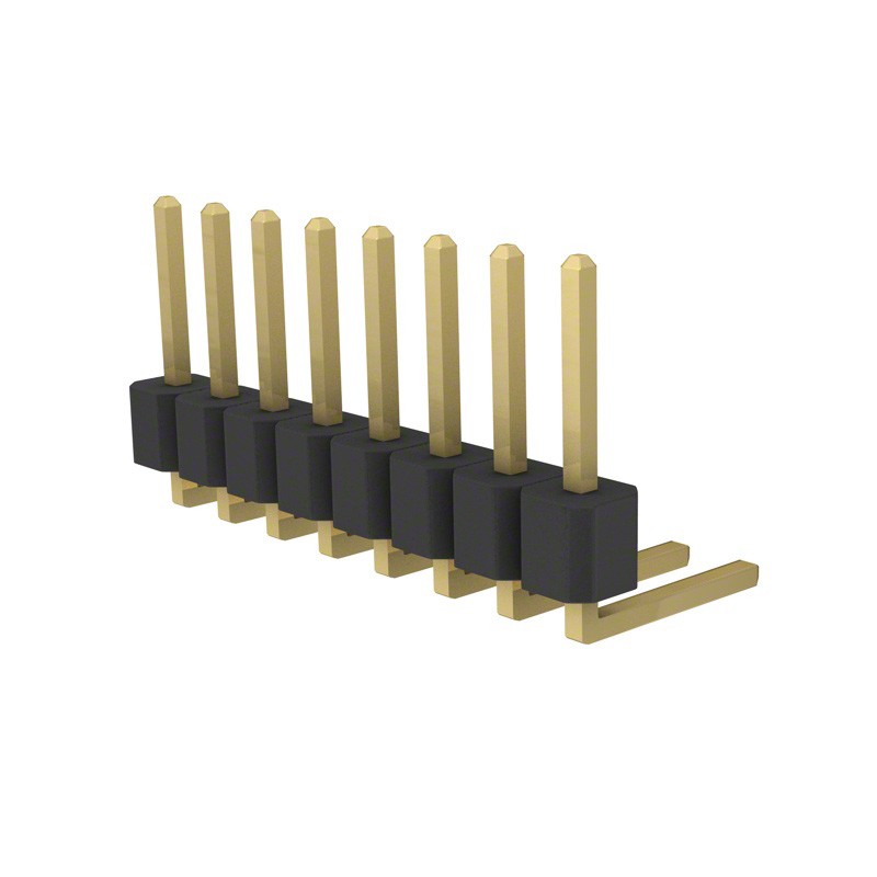 10 pcs : PRPC008SBBN-M71RC - CONN HEADER R/A 8POS 2.54MM
