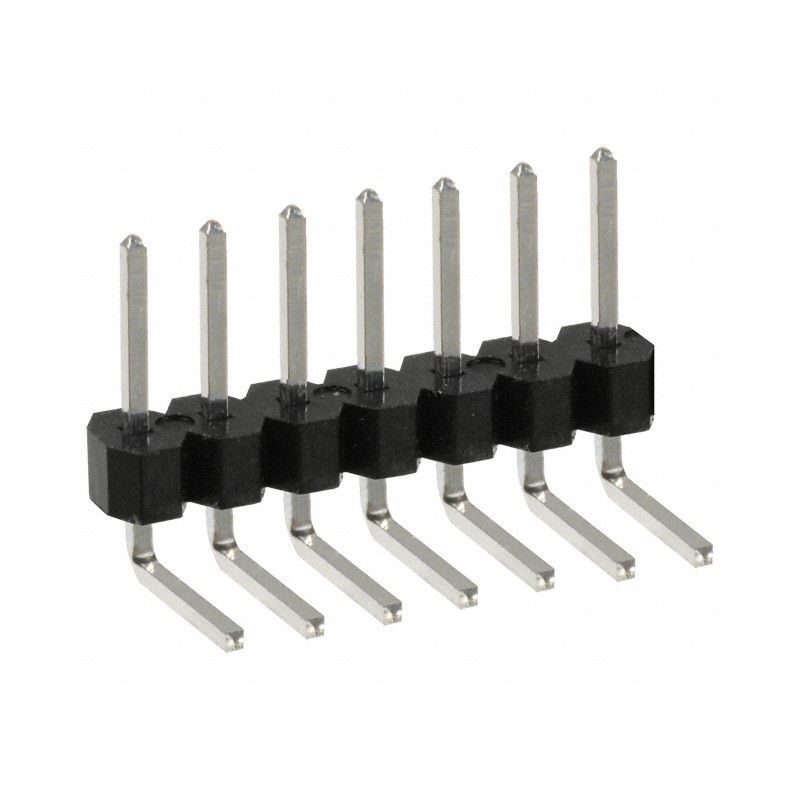 10 pcs : PEC07SBBN - CONN HEADER R/A 7POS 2.54MM