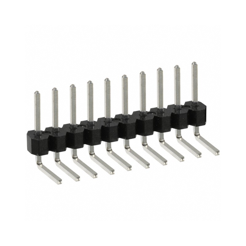10 pcs : PEC10SBBN - CONN HEADER R/A 10POS 2.54MM