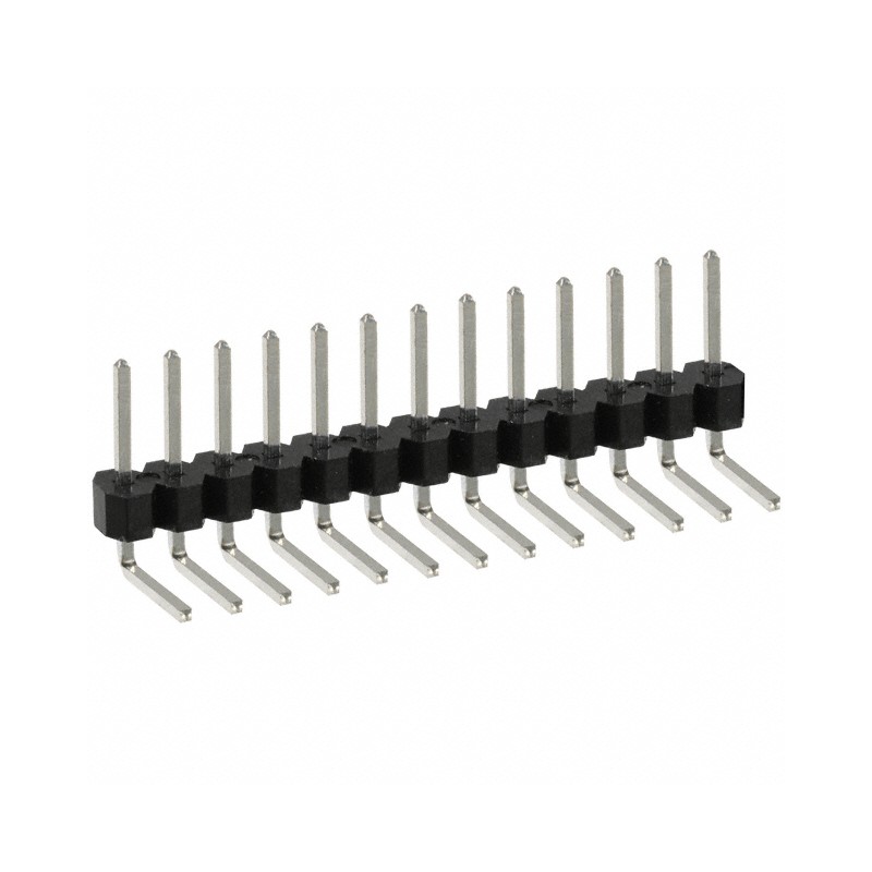 10 pcs : PEC13SBBN - CONN HEADER R/A 13POS 2.54MM