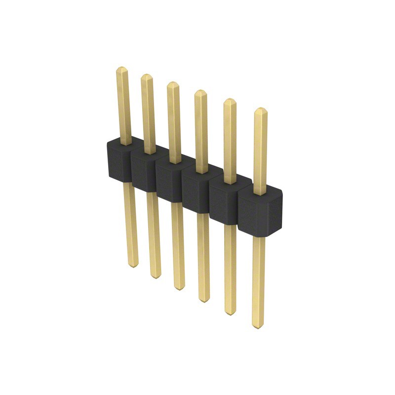 10 pcs : PRPC006SACN-RC - CONN HEADER VERT 6POS 2.54MM