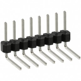 10 pcs : PEC08SBCN - CONN HEADER R/A 8POS 2.54MM
