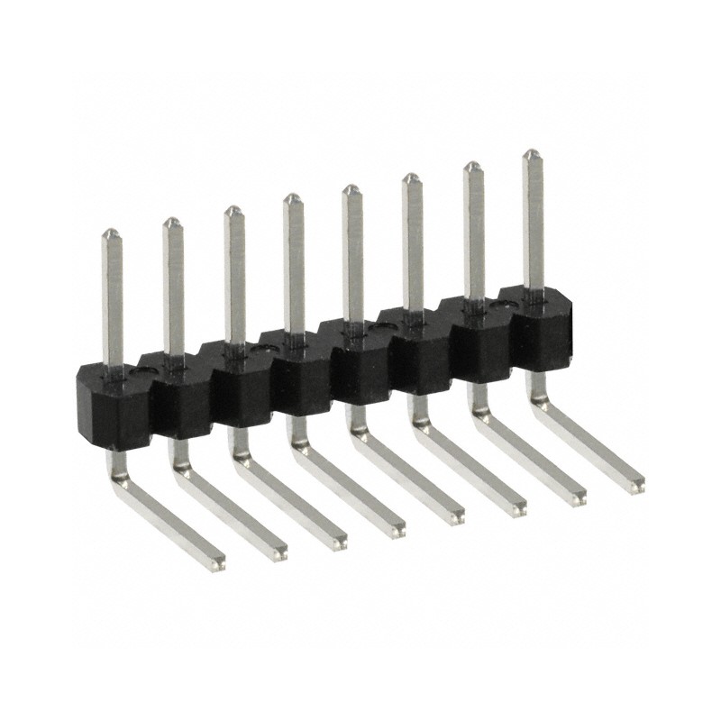 10 pcs : PEC08SBCN - CONN HEADER R/A 8POS 2.54MM