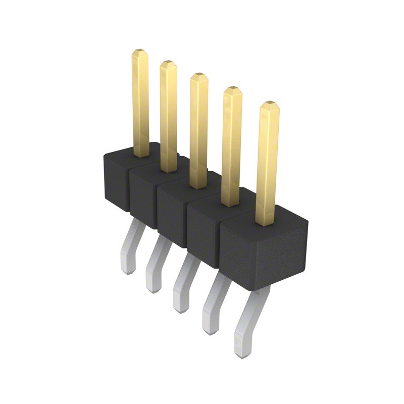 10 pcs : GBC05SBSN-M89 - CONN HEADER SMD R/A 5POS 2.54MM