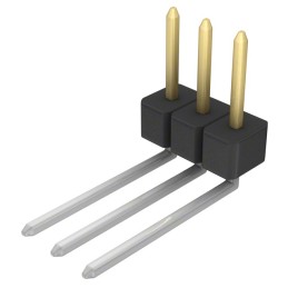 10 pcs : PBC03SBDN - CONN HEADER R/A 3POS 2.54MM