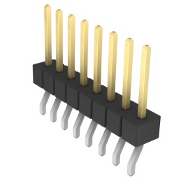 10 pcs : GBC08SGSN-M89 - CONN HEADER SMD R/A 8POS 2.54MM