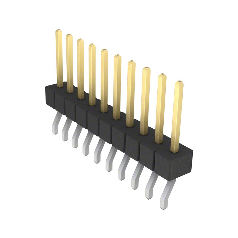 10 pcs : GBC10SGSN-M89 - CONN HEADER SMD R/A 10POS 2.54MM