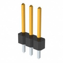 10 pcs : PBC03SFAN - CONN HEADER VERT 3POS 2.54MM