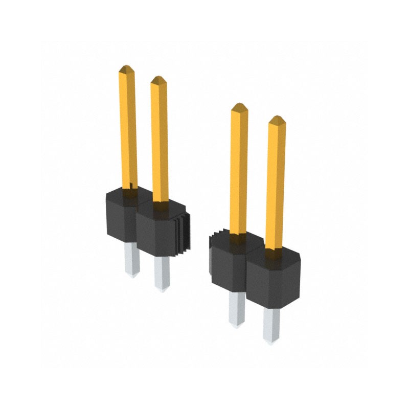 10 pcs : PBC06SFAN - CONN HEADER VERT 6POS 2.54MM